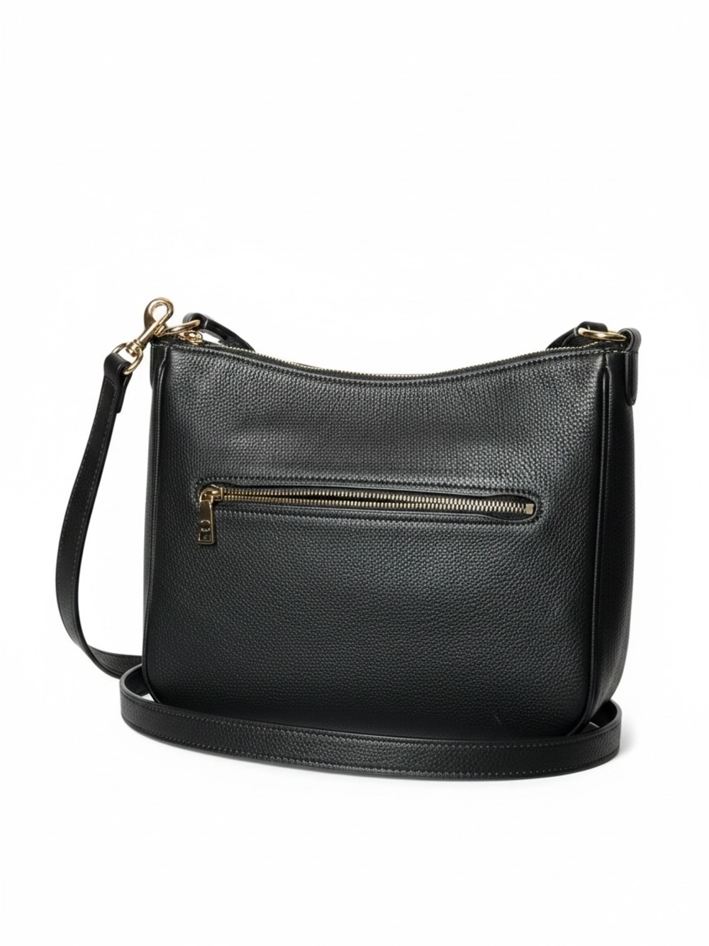 Coach Ellie File Bag Black Pebble Leather Crossbody Shoulder Handbag - Picture 6 of 7